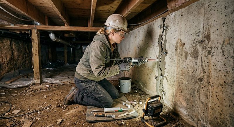 Basement Foundation Repair in North Richland Hills, TX