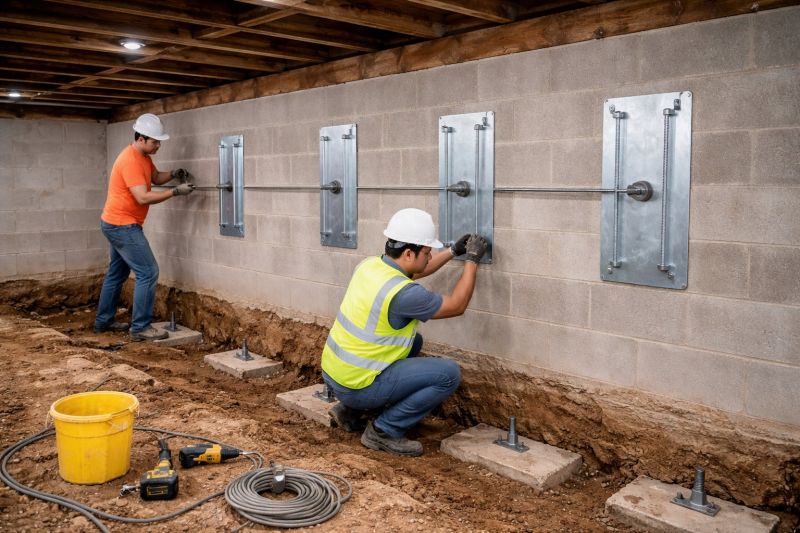 Basement Stabilization in Tarrant County, TX