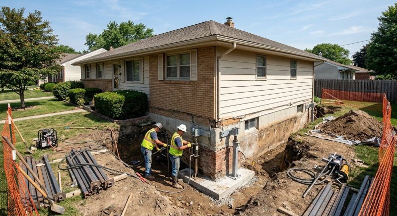 Building Foundation Repair in Argyle, TX