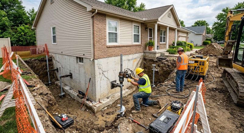 Building Foundation Repair in Cedar Hill, TX