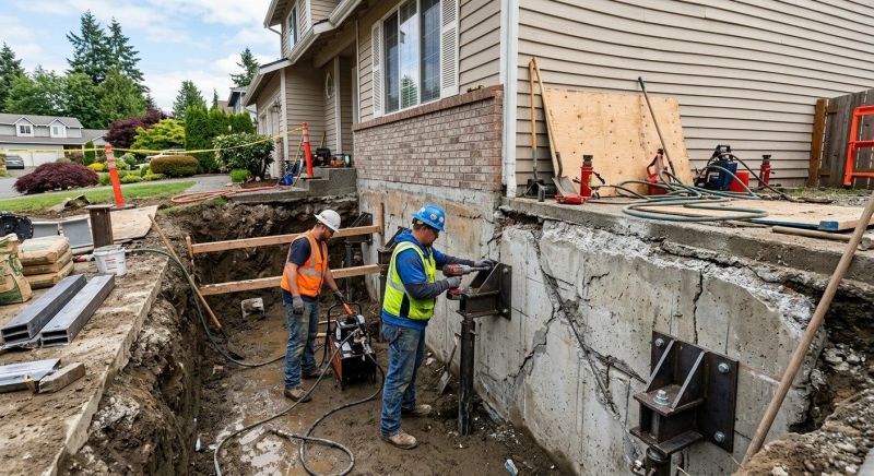 Building Foundation Repair in Johnson County, TX