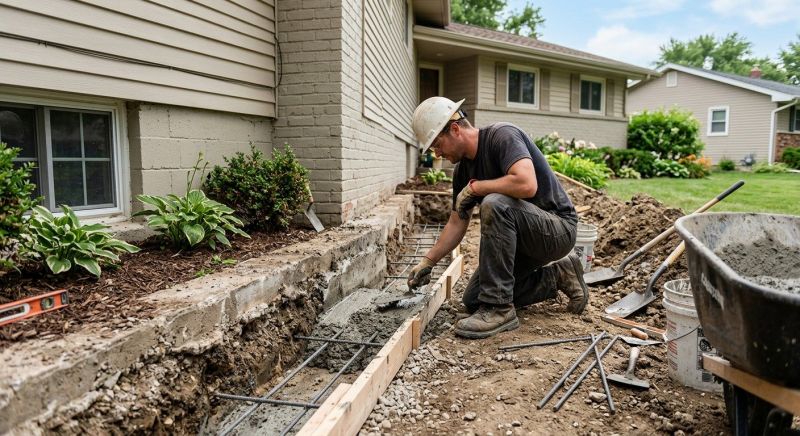 Concrete Foundation Repair in Ponder, TX