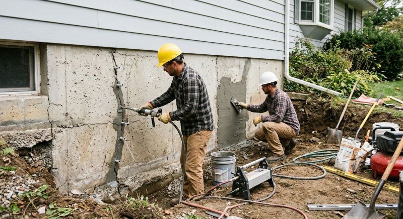 Cracked Foundation Repair in Euless, TX