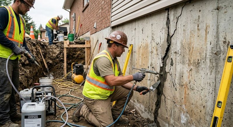 Cracked Foundation Repair in Haltom City, TX