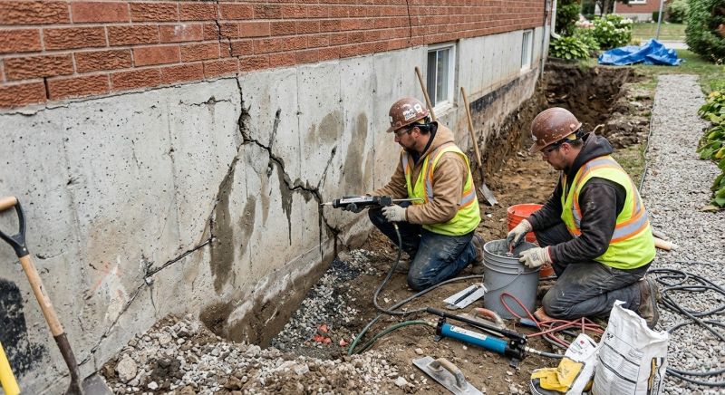 Cracked Foundation Repair in Johnson County, TX
