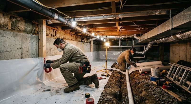 Crawl Space Leveling in Tarrant County, TX