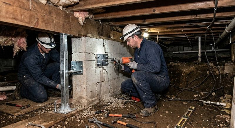 Crawlspace Foundation Repair in Roanoke, TX