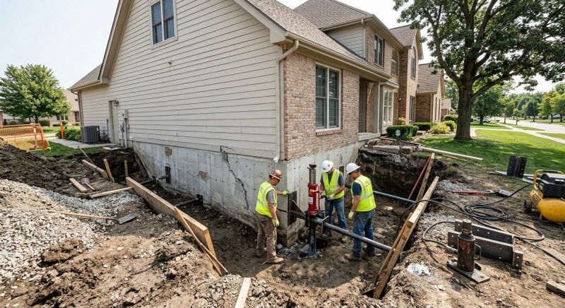 Exterior Foundation Repair in Tarrant County, TX