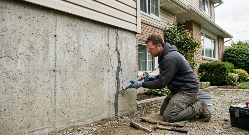 Foundation Crack Sealing in Tarrant County, TX