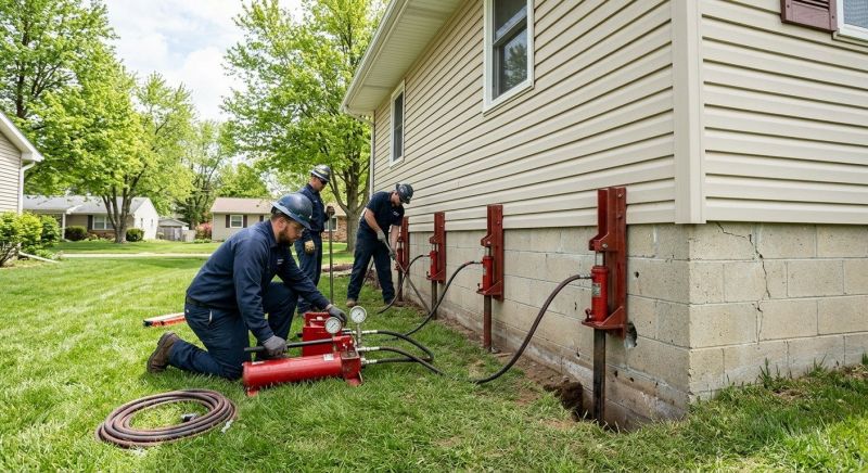 Foundation Jacking in Addison, TX