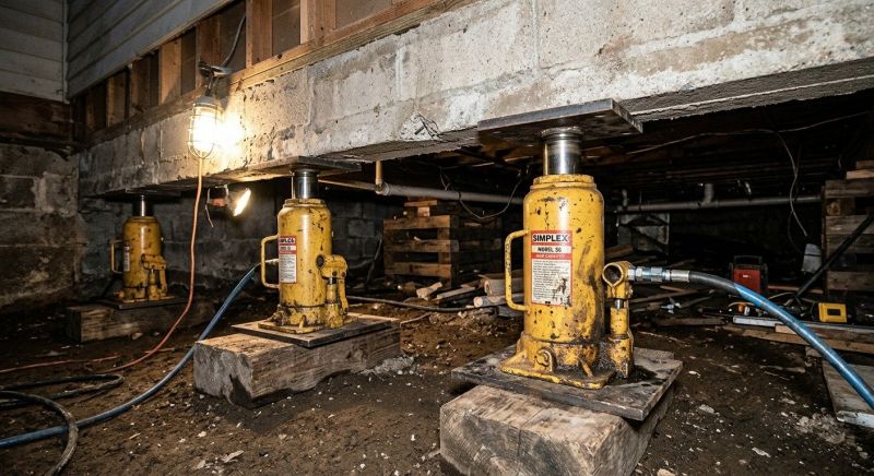 Foundation Jacking in Euless, TX