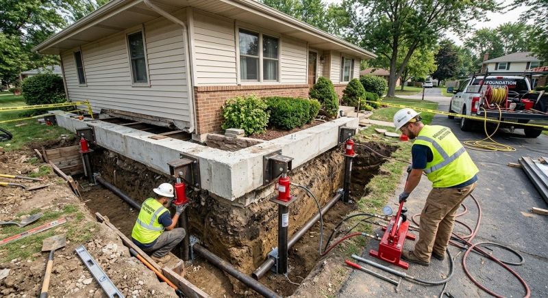Foundation Jacking in Tarrant County, TX