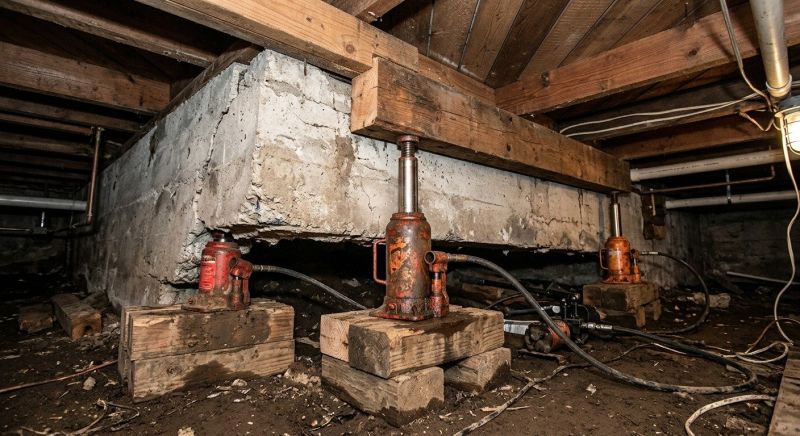 Foundation Jacking in Mansfield, TX