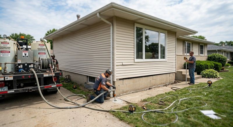 Foundation Lifting in Carrollton, TX