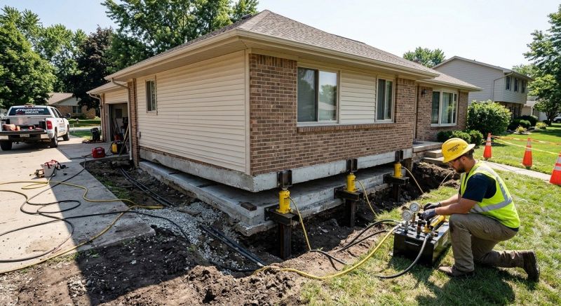 Foundation Lifting in Keller, TX