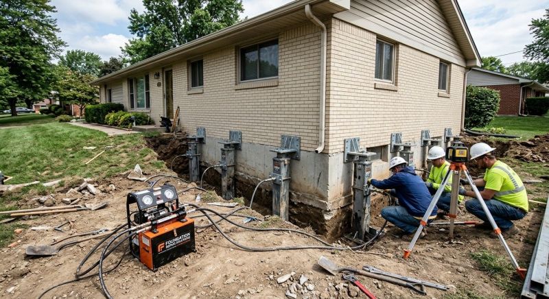 Foundation Pier Leveling in Tarrant County, TX
