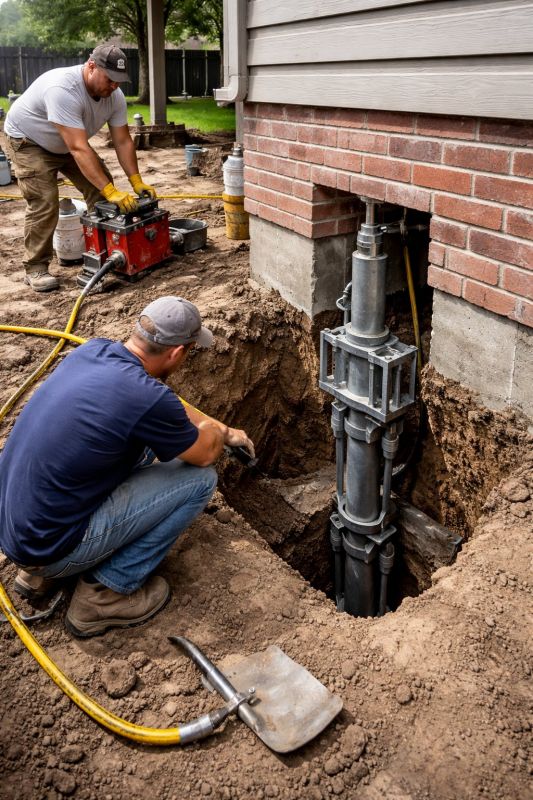 Foundation Pier Repair in Tarrant County, TX