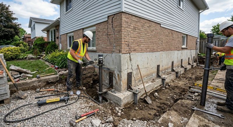Foundation Stabilizing in Rhome, TX