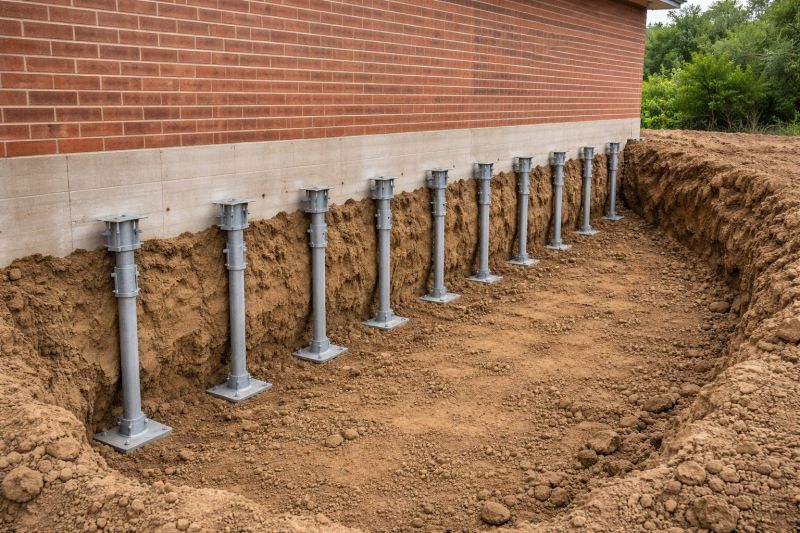 Helical Pile Installation in Tarrant County, TX