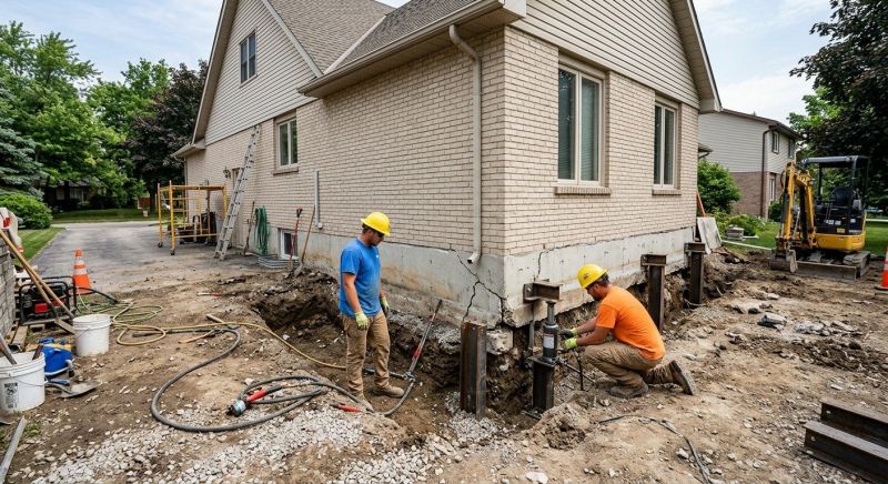 Helical Pile Installation in Tarrant County, TX