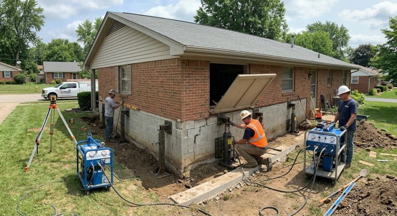 Home Foundation Leveling in Lake Dallas, TX