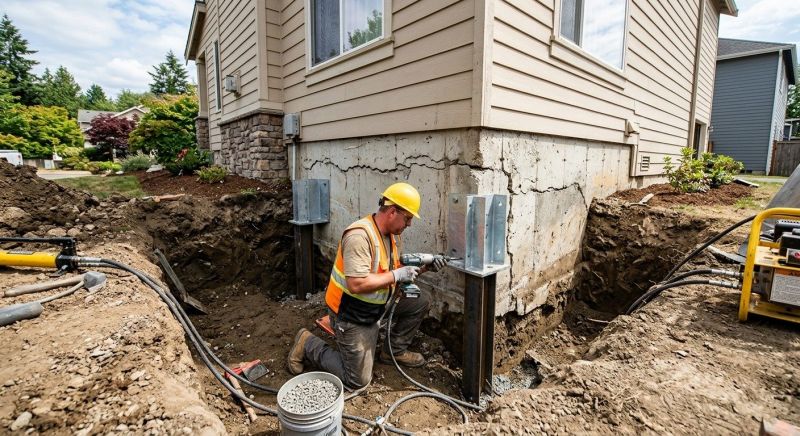 Home Foundation Repair in Roanoke, TX