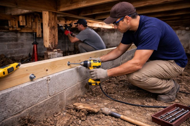 House Foundation Repair in Azle, TX