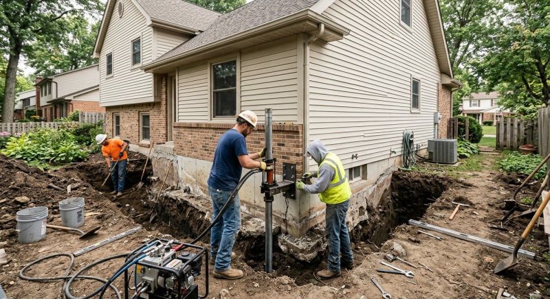 House Foundation Repair in Carrollton, TX
