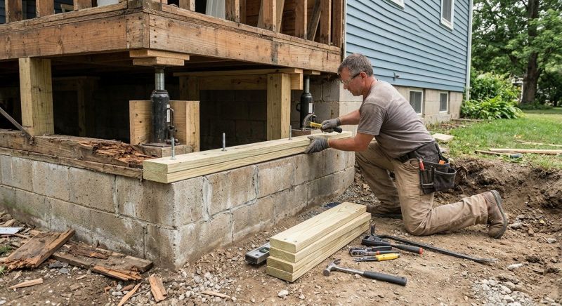 House Foundation Repair in Crowley, TX