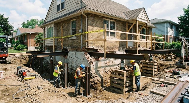 House Foundation Repair in Flower Mound, TX