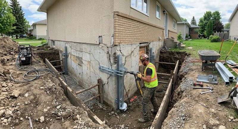 House Foundation Repair in Ponder, TX