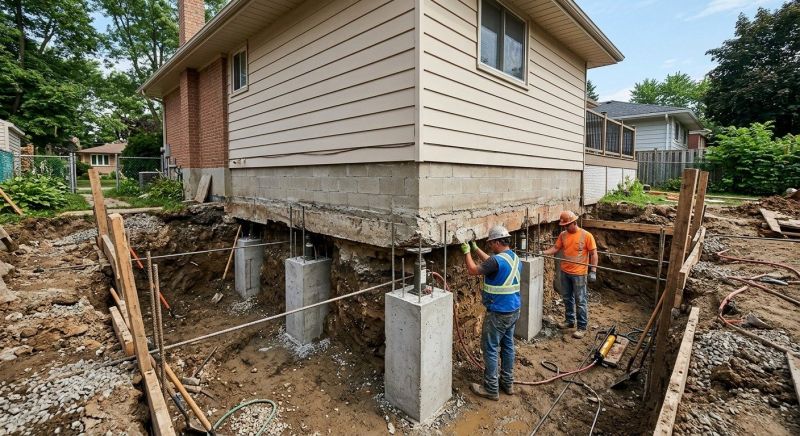 House Underpinning in Tarrant County, TX