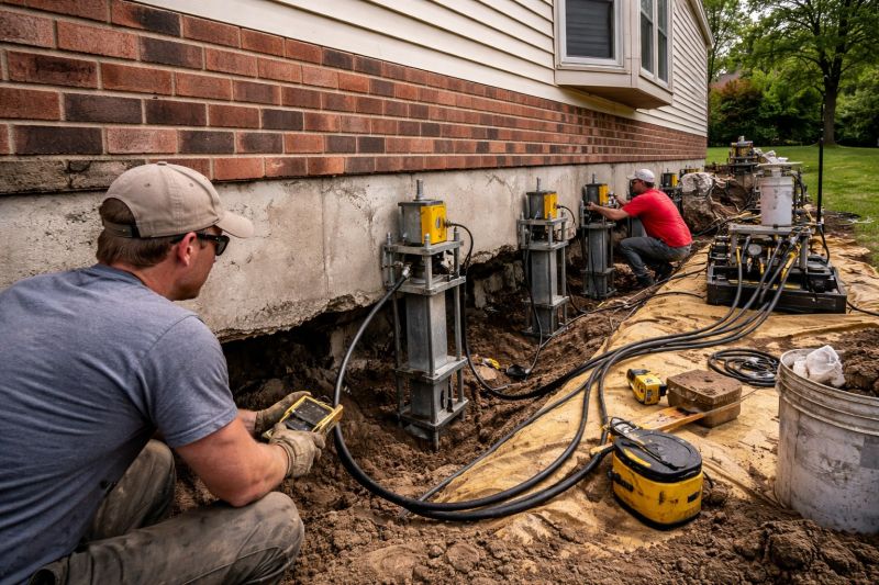 Settling Foundation Service in Azle, TX