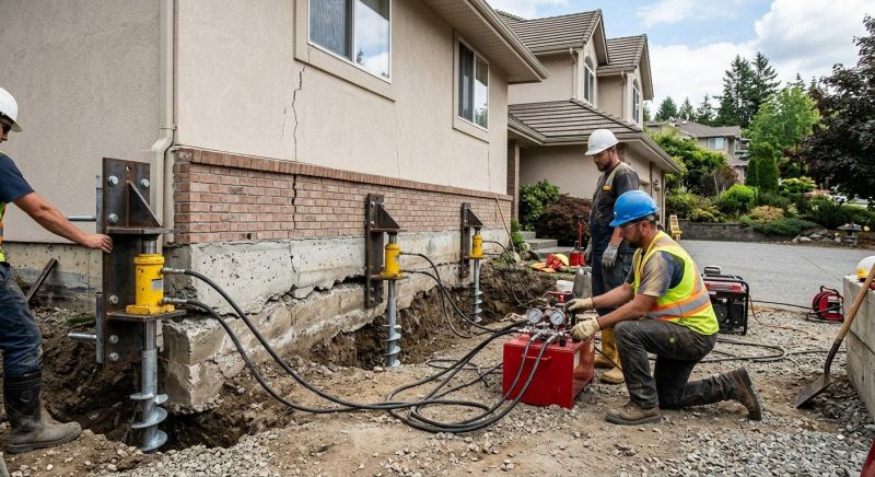 Sinking Foundation Lifting in Tarrant County, TX