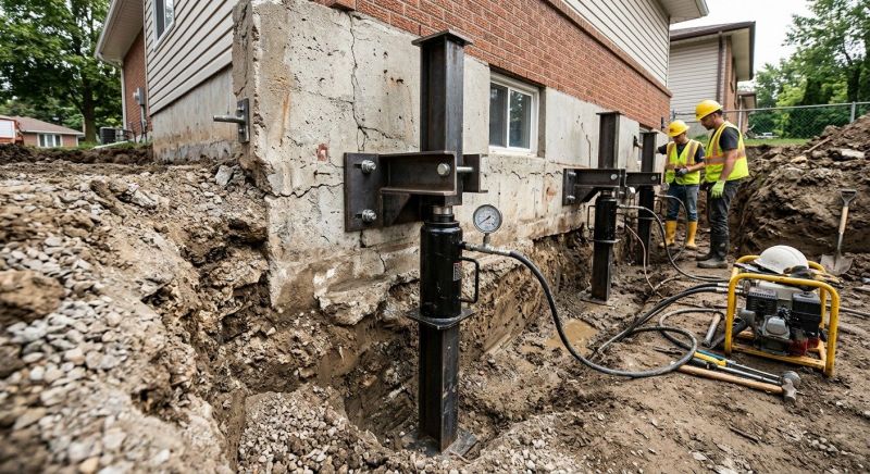 Sinking Foundation Lifting in Tarrant County, TX