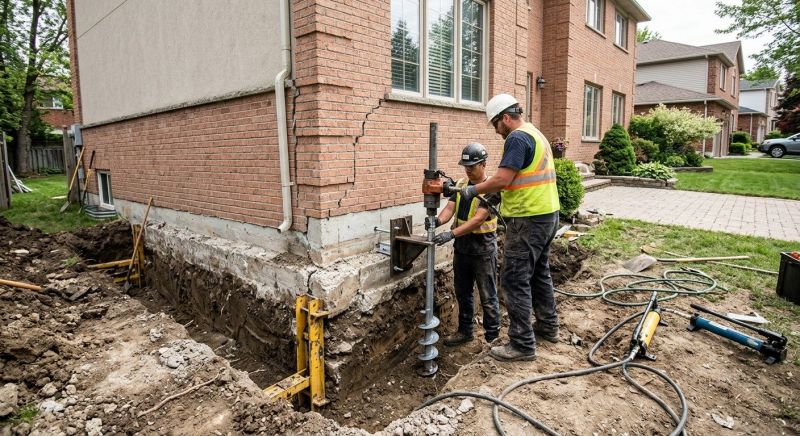 Sinking Foundation Repair in Argyle, TX