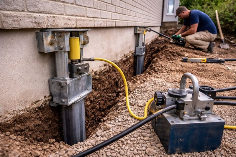 Sinking Foundation Repair in Burleson, TX