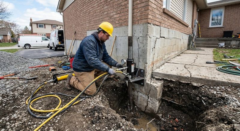 Sinking Foundation Repair in Haltom City, TX