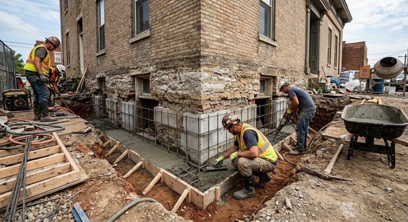 Structural Underpinning in Tarrant County, TX
